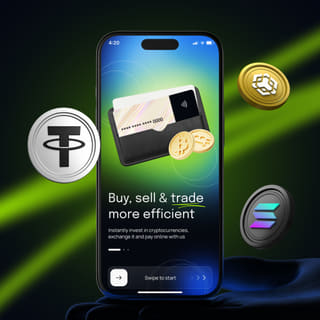 Mobile device displaying the Frog Mod trading platform interface